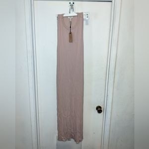 Rag & Bone Blush Pink ribbed tank dress. Sz L